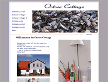 Tablet Screenshot of ostsee-cottage.com